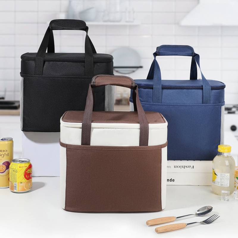 Opbergzakken Draagbare Grote Isolatie Picknick IJszak Aluminiumfolie Dikke Lunchbox Tas_voghion.com
