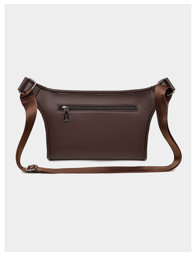 Borsa a tracolla semplice, design di alta qualità, borsa a tracolla da uomo casual da lavoro, grande capacità_voghion.com