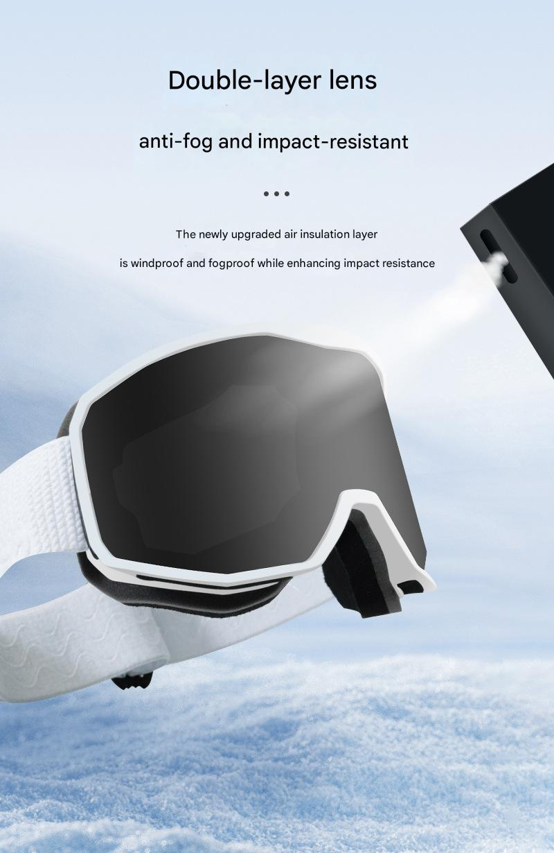 NOKO-New Women's Ski Goggles, Breathable, High-definition, Anti-fog Card And Myopia Goggles, Men's Ski Goggles_voghion.com