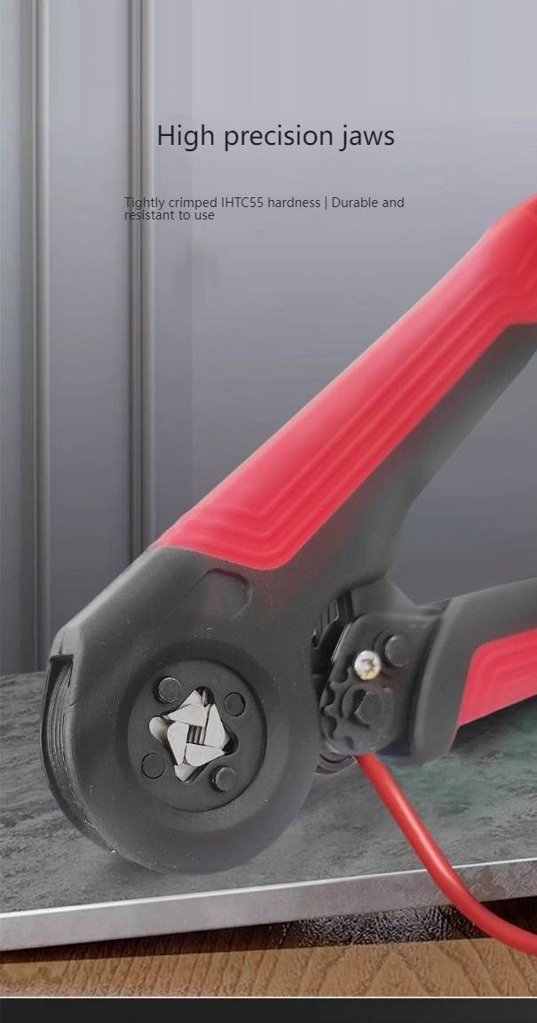 Professional European Style Terminal Crimping Pliers With Hexagonal Needle Insulation For Electrical Wiring_voghion.com