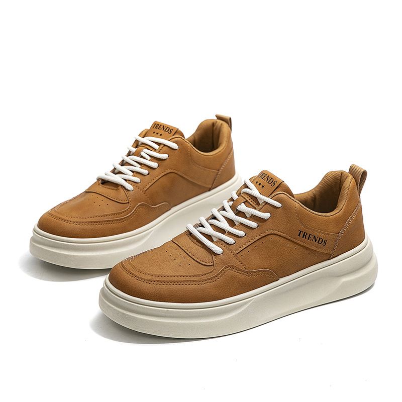 Autunno 2025 Nuove Scarpe Sportive Traspiranti Comode alla Moda da Uomo Bianche Basse alla Moda_voghion.com