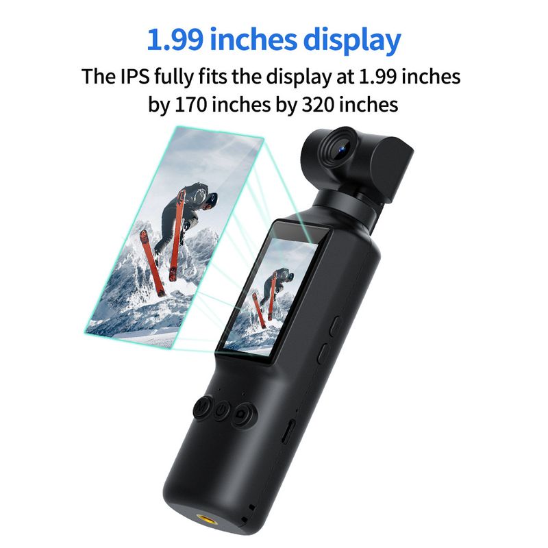 New 4K HD Handheld Action With WIFI Rotatable Outdoor Camera Mini Law Enforcement Recorder_voghion.com