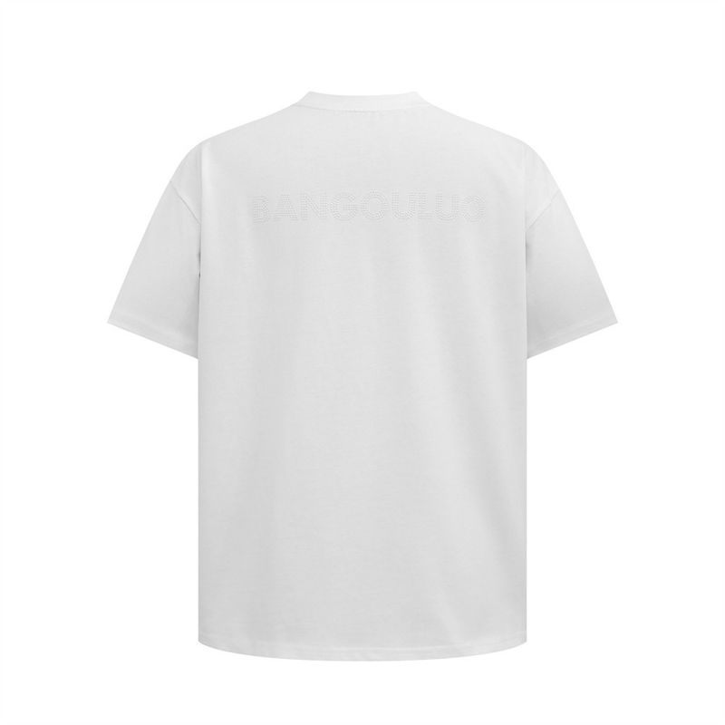 Men’s Clothing Simple Diamond Letter Casual Short Sleeved T Shirt For Men Hip Hop Trend All Match Loose Top Five Point Sleeve T Shirt_voghion.com