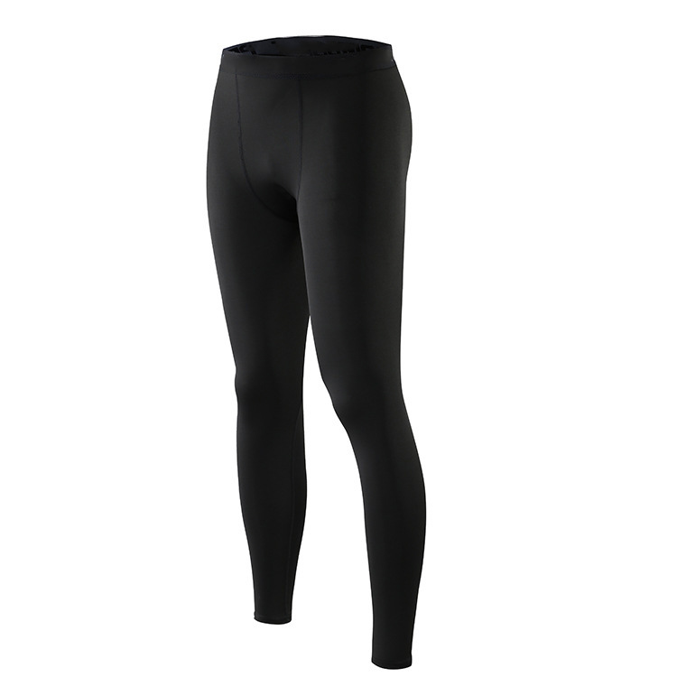 Men's Quick-Dry Fitness Leggings - Tight-Fit Stretchy, Ideal For Running, Basketball Training & Outdoor Workout Base Layer Pants_voghion.com