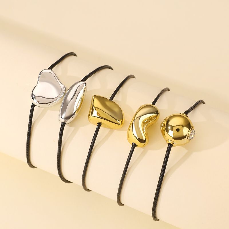 Simple Round Ball Love Knot Bracelet Bracelet Advanced Sense Adjustable Bracelet Ins Internet Celebrity Same Style_voghion.com