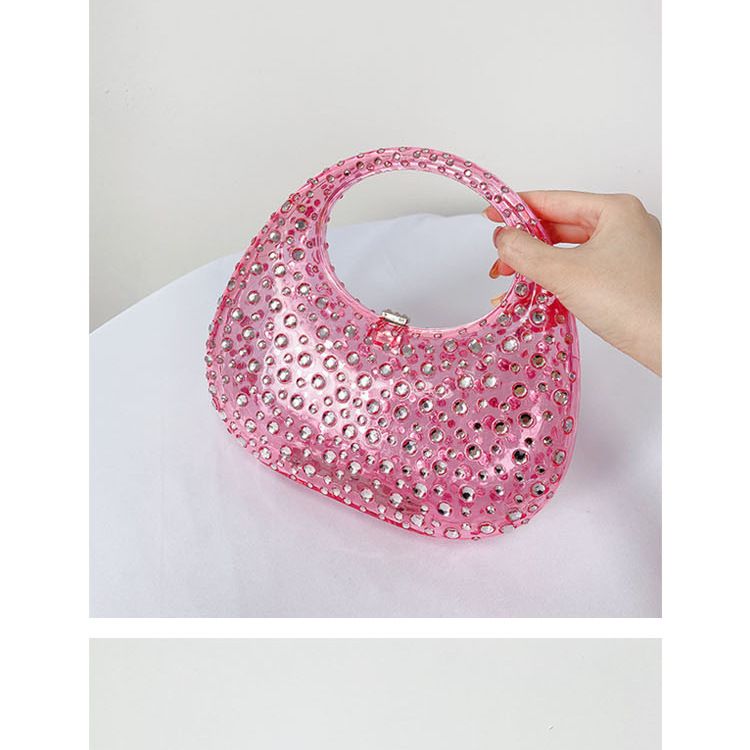 Borse stravaganti borse per donna borse acriliche estive trasparenti borse da sera con diamanti_voghion.com