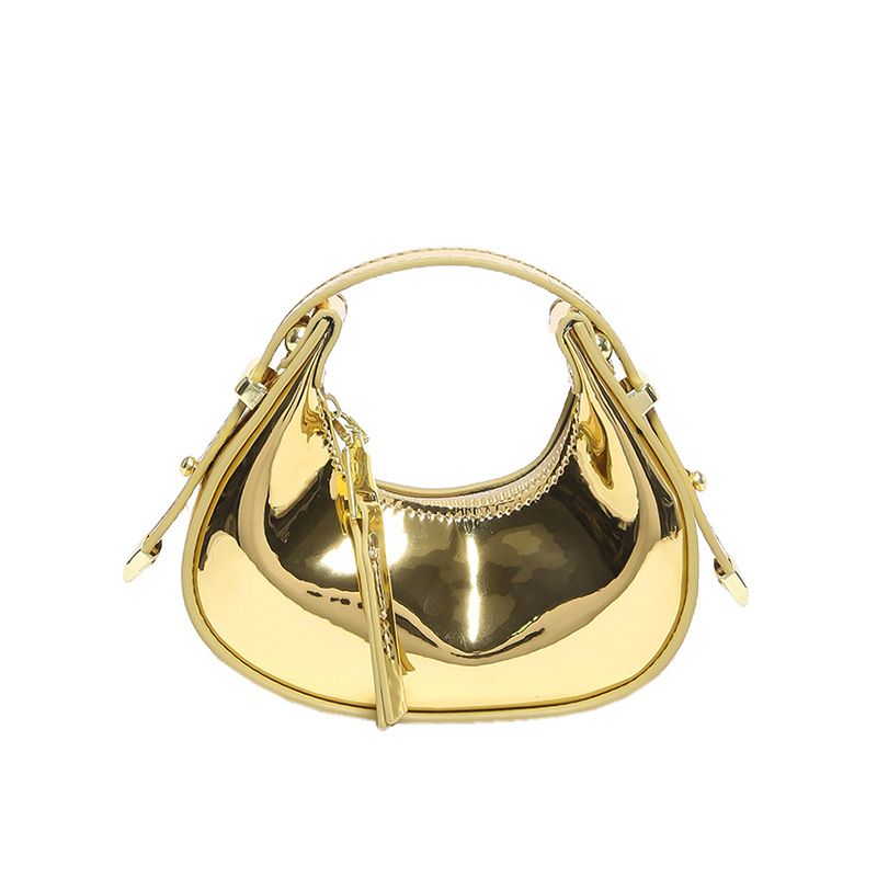 Glossy Mini Crescent For Women, High-End Fashion Lipstick Bag, TK New Versatile Handheld Evening Bag_voghion.com