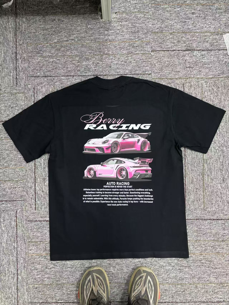 Uniszex 230GSM prémium pamut póló - túlméretezett utcai póló divatos nyomtatással | Férfi és női divat (mindig raktáron)_voghion.com