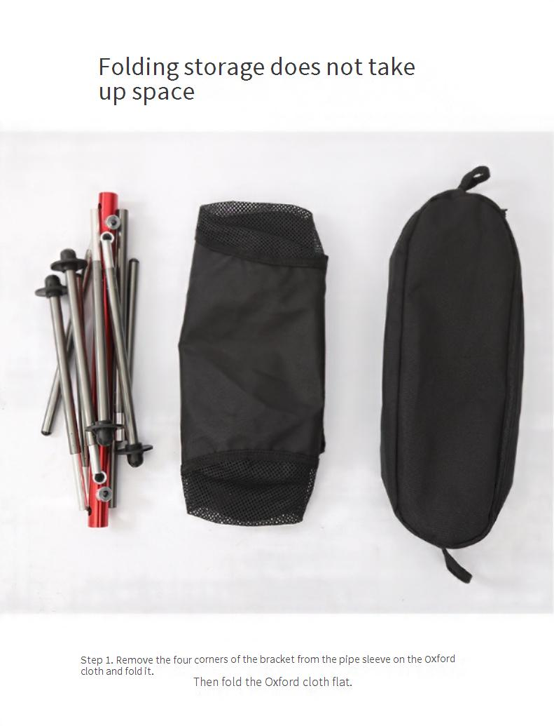 Outdoor Camping Outdoor Folding Chair Camping Beach Barbecue Portable Moon Chair Self Driving Leisure Fishing Aluminum Alloy Chair_voghion.com