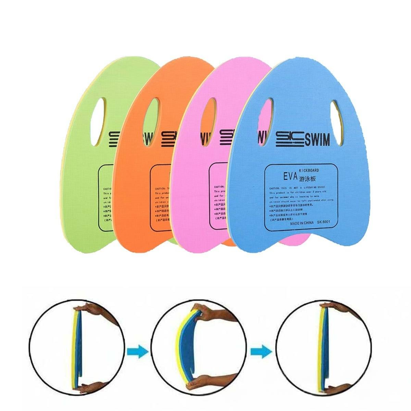 Swim Kickboard - Floating Training Board With Adjustable Strap (Buoyancy Aid Lightweight Eva Foam Ideal For Swimming Lessons & Water Exercise)_voghion.com