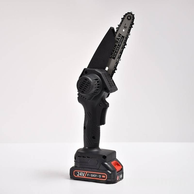 21 V Akku-Elektrokettensäge mit Lithium-Ionen-Akku – leichtes Einhand-Design für Garten, Holzschneiden, Beschneiden und Forstwirtschaft, tragbare bürstenlose Kettensäge_voghion.com