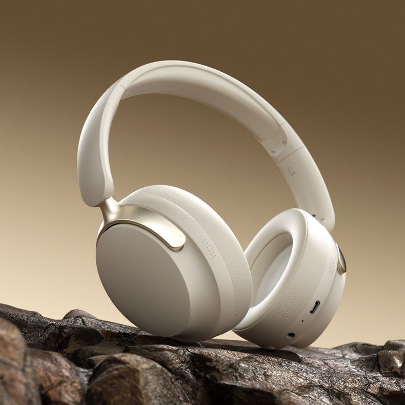 Over-Ear Bluetooth Headband Headphones With Long Battery Life, Active Noise Cancellation & Hi-Fi Sound No Leakage_voghion.com