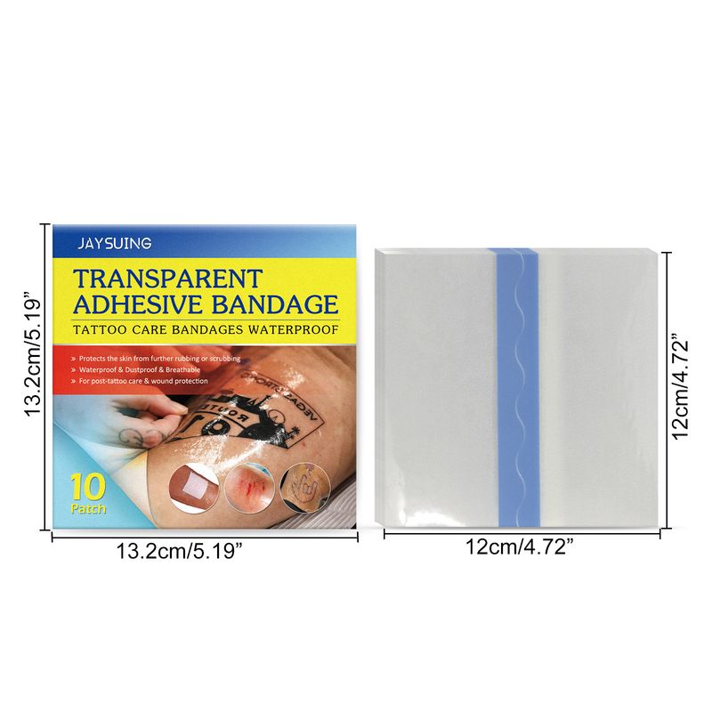 Jaysuing Tattoo Transparent Broderie Folie Protectoare Impermeabilă Barieră Antibacteriană Respirabil Îngrijire Autocolant_voghion.com
