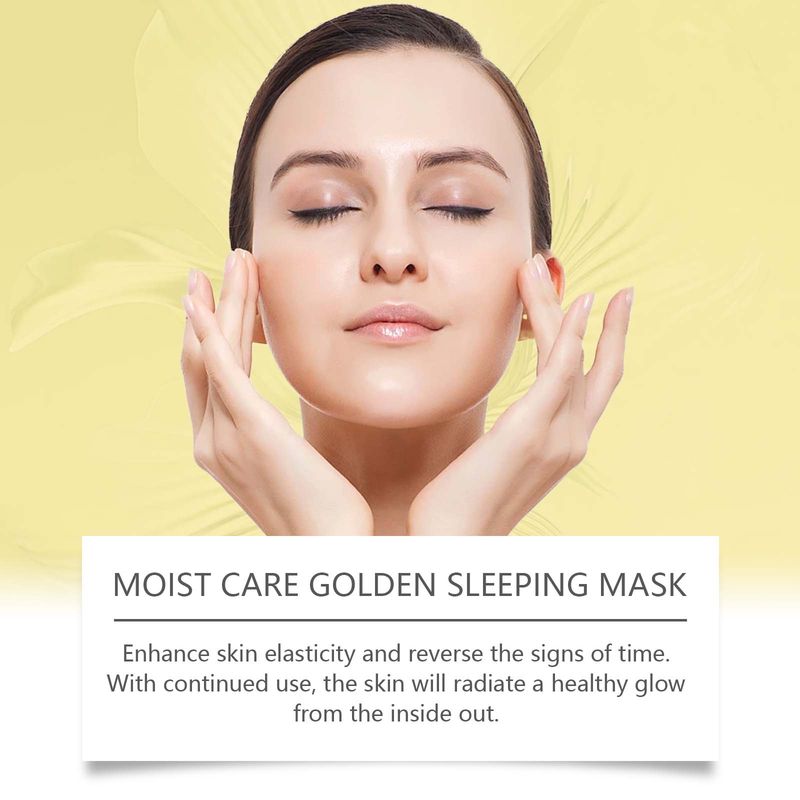 Hoygi Gold Sleeping Mask, Moisturizing, Moisturizing, Moisturizing, Smoothing And Firming Skin Hydrating Mask_voghion.com