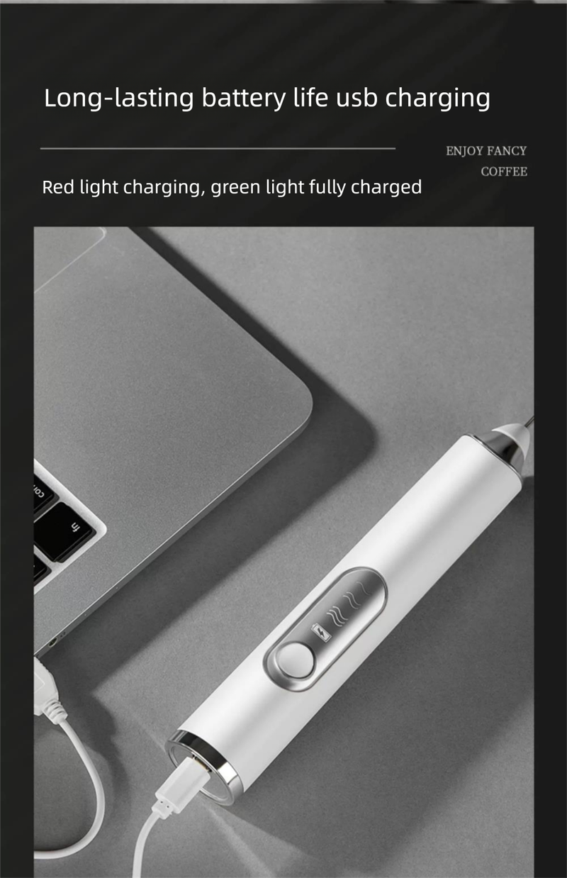 Electric Coffee Household Mixer Frothing Machine Handheld Wireless Milk Frother Magic Tool_voghion.com