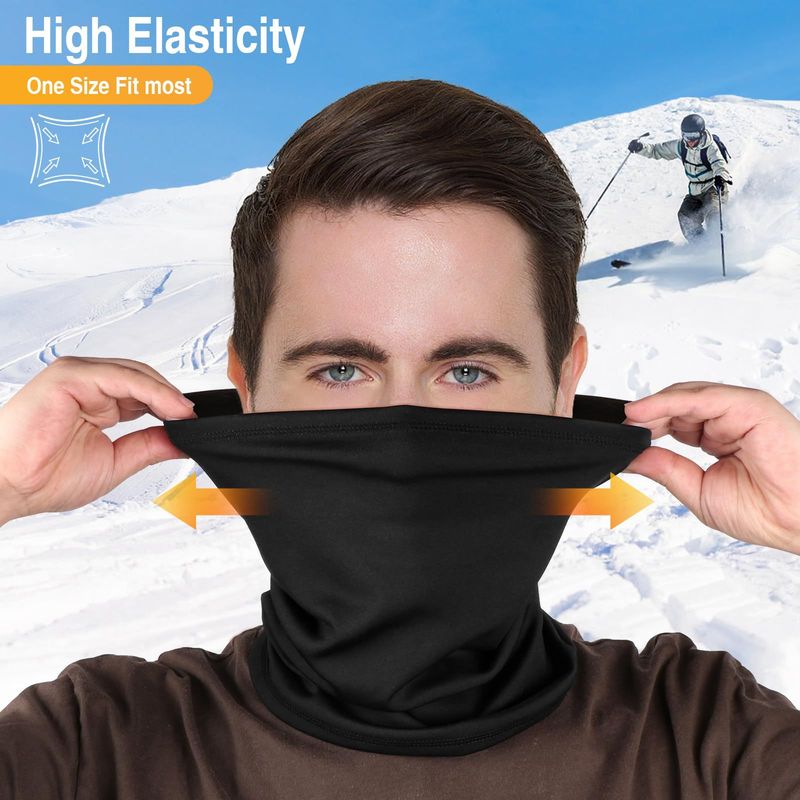 Scaldacollo invernale Maschera viso antivento per uomo e donna Maschera viso in peluche_voghion.com