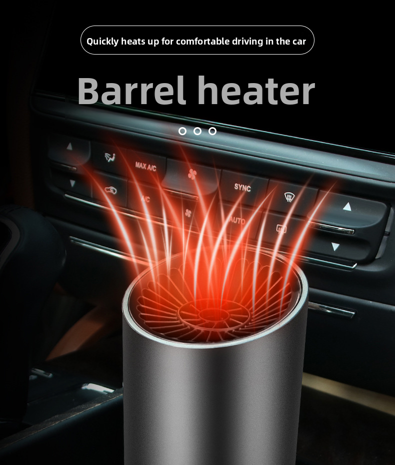 New Car Cup-Shaped Heater 12V High-Power Heating Warmer For Cars Defrost Snow Removal Defogger_voghion.com