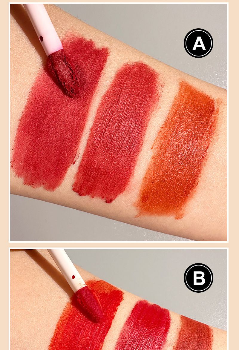 VERONNI 3-Piece Velvet Matte Lip Mousse Set - Long-Lasting, Featherlight & Non-Transfer Lip Tint (Set A/B) | Waterproof, Highly Pigmented_voghion.com