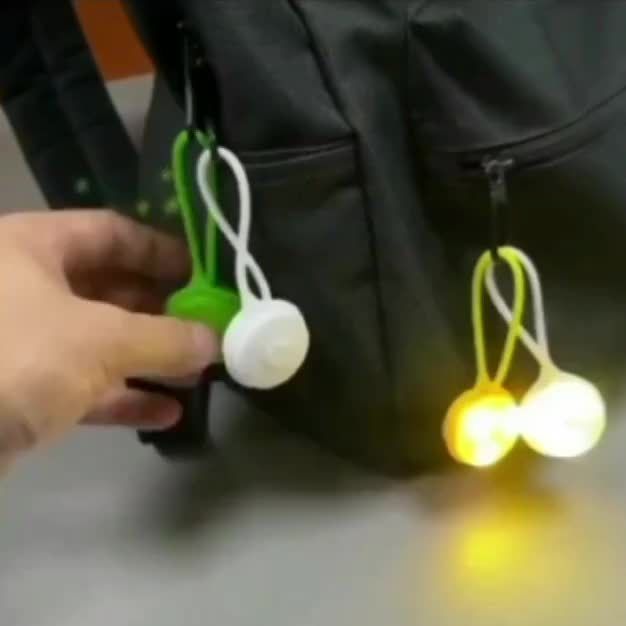 2pcs CYCG Backpack Lights LED Flashlight With Loop, Compact Hanging Lanterns For Camping, Hiking, Running, Backpacks_voghion.com