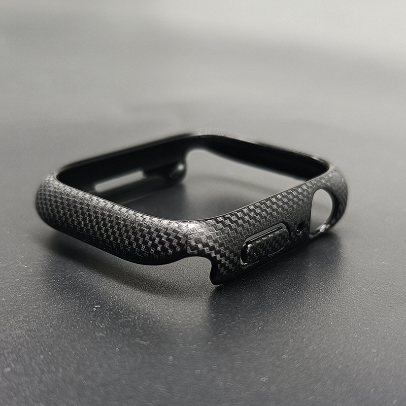 Kapak Apple watch case 44mm 40mm 45mm 41mm 42mm 38mm Karbon fiber Tampon Koruyucu iWatch serisi 7 3 4 5 6 SE 8 Aksesuarları_voghion.com