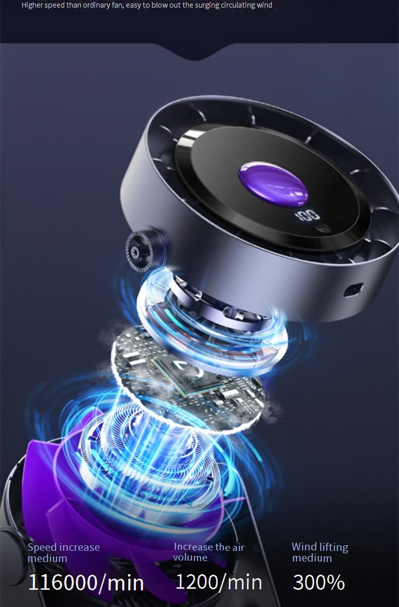 USB-Tischventilator – Kompakter persönlicher Ventilator für Zuhause/Büro/Schlafsaal (3 Geschwindigkeitsstufen, einstellbare Neigung, leiser Betrieb)_voghion.com