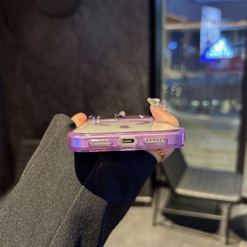 Ultra-thin Ice Transparent Magnetic Integrated Camera Key Compatible With A Pple 17 Pro Phone Case 16 Full Coverage_voghion.com