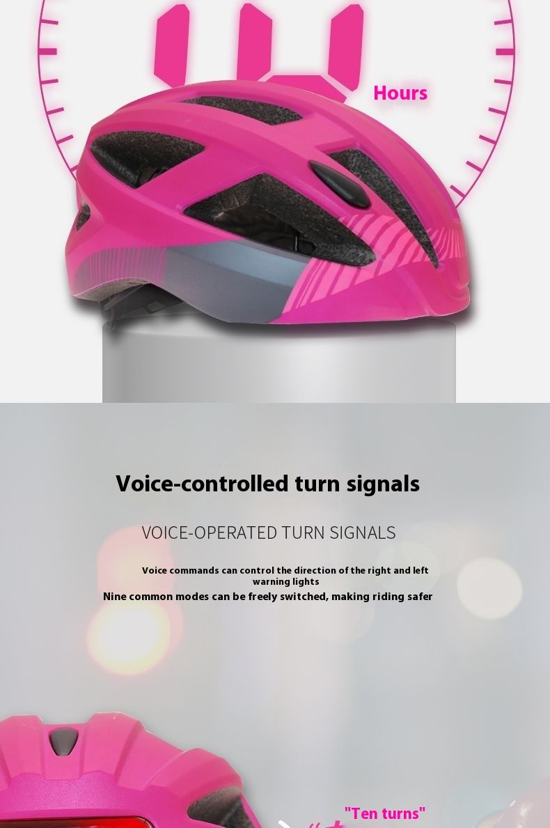Casco da ciclismo unisex GVB Riding Shadow Smart Bluetooth integrato con fulmini_voghion.com