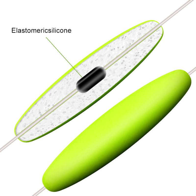 Column-shaped Seven-star Space Bean Eye-catching Round Olive-shaped Float 100 Pieces/Pack Fishing Gear Accessories_voghion.com