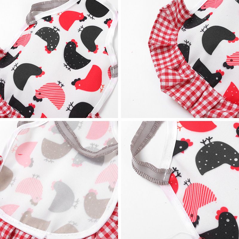 Pet Feather Protection Fixator Rooster Pattern Back Wing Protector Hen Chicken Saddle Apron_voghion.com