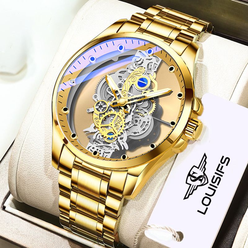 Nuovo orologio da uomo trasparente cavo non completamente automatico impermeabile luminoso nuovo_voghion.com
