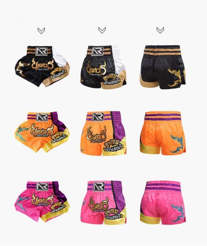 New Muay Thai Sanda Boxing Fighting Training Competition Children's Shorts MMA Comprehensive Fighting Competition Shorts_voghion.com