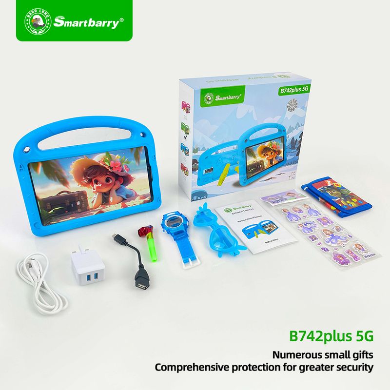 New B742 Plusc Children's Student Tablet 7-inch Android Learning Card Simwifi_voghion.com