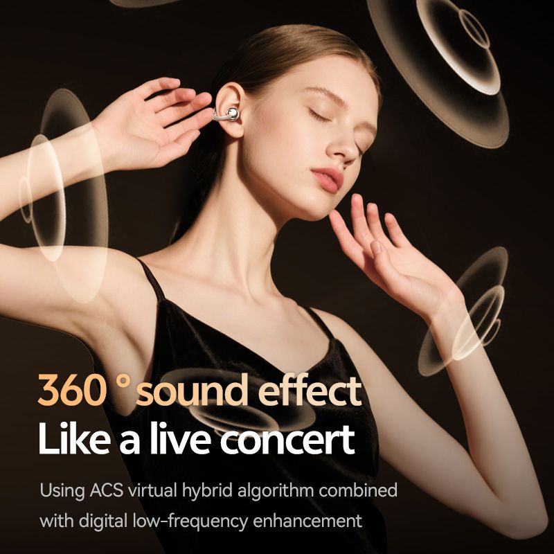 2025 New M110 Selected Private Model Ultra-Long Battery Life Noise-Cancelling High-Value Ear Clip Wireless Bluetooth_voghion.com