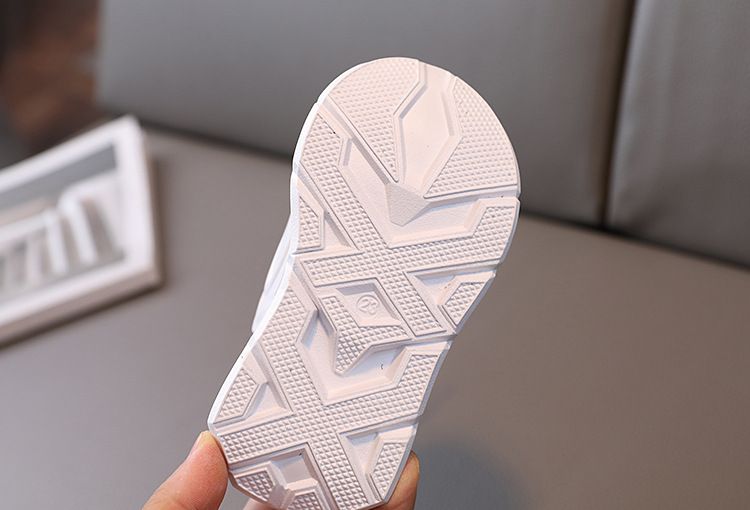 Nytt fashionabelt sportglöd Vår Höst Andas Casual med ljus för små och medelstora barn Lätt Mjuk_voghion.com