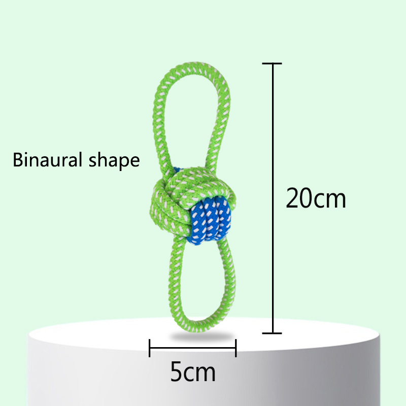 Knotenspielzeug für Hunde, robust und beißfest, Zähneknirschen zum Spielen, Trainieren von Hunden_voghion.com