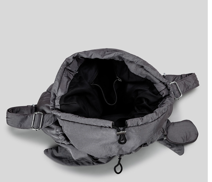 Bagagli e borse stile designer lacci casual fiocco secchiello coulisse zaino versatile grande capacità borsa per le donne_voghion.com