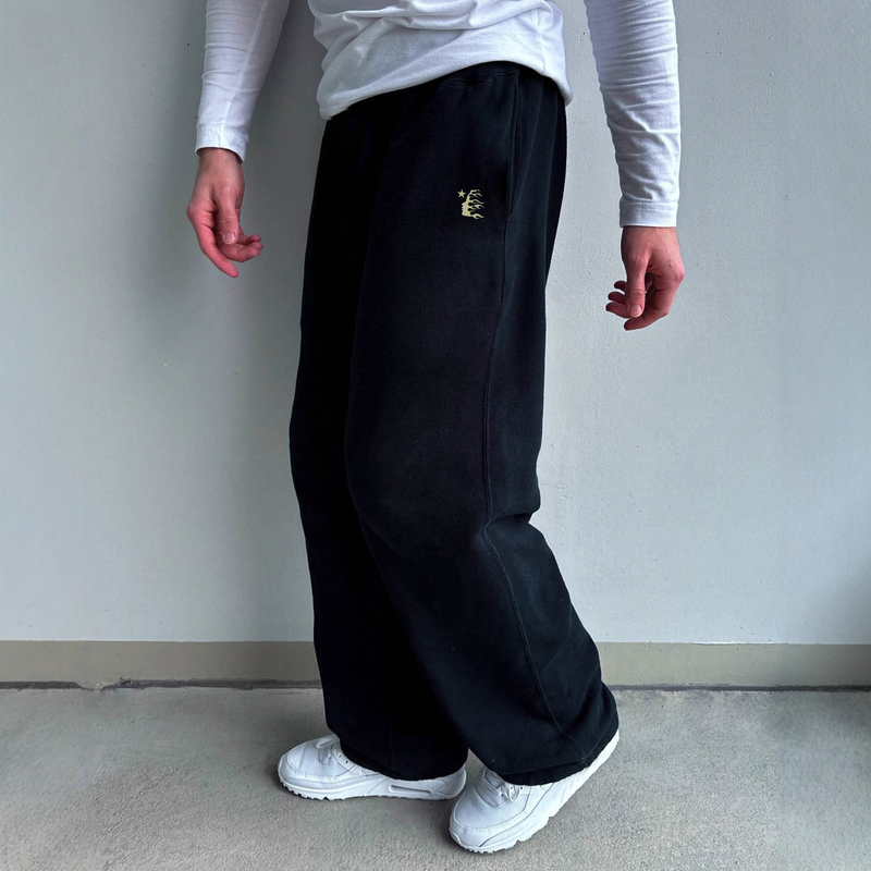 Herrenbekleidung Herren Retro Streetwear Jogger - Elastische Taille Reißverschluss Jogginghose (Schwarz, S-3XL) Heißer verkauf_voghion.com