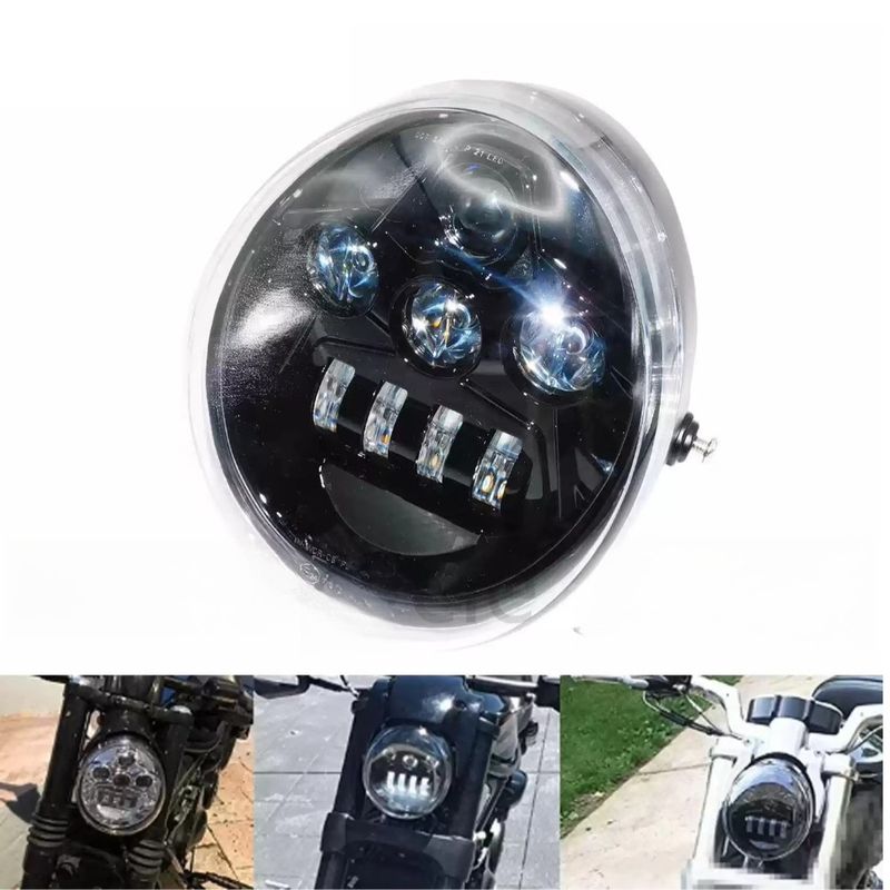 Motorrad LED Scheinwerfer DRL Schalten Singal Für Harley V ROD VRod VRSC VRSCA VRSCDX 2002-2017 VRSCSE VRSCSE2 VRSCR VRSCX VRXSE_voghion.com