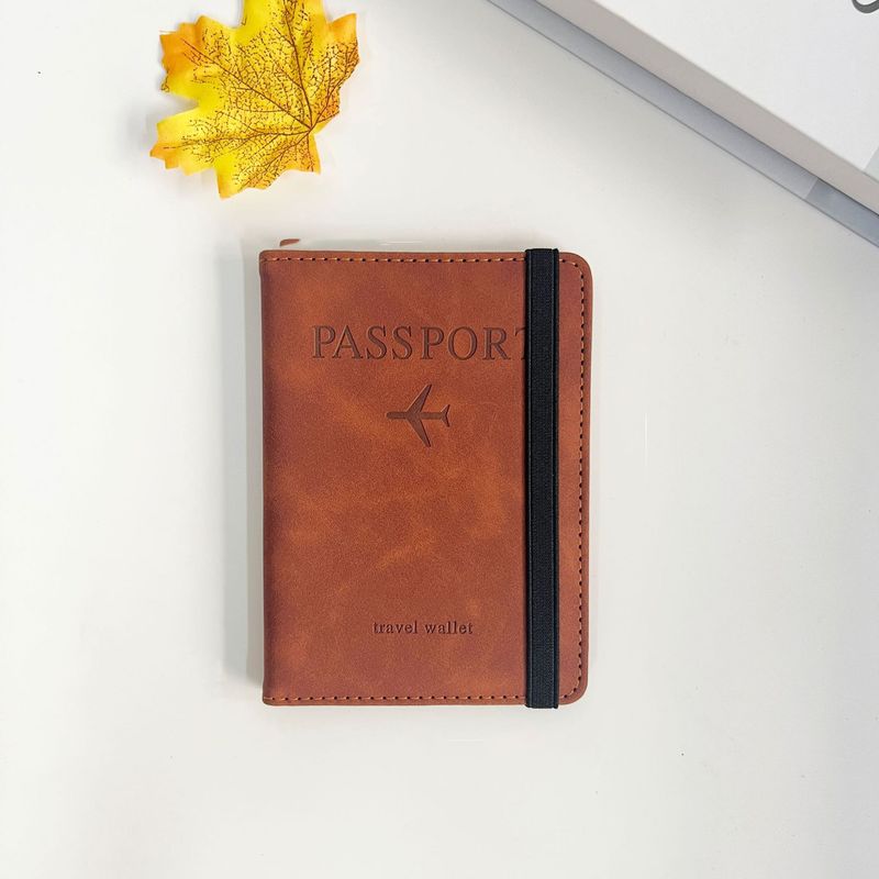 RFID Blocking Travel Wallet – Slim PU Leather Passport Holder With Multiple Card Slots For Men & Women, Secure & Lightweight (12 Colors Available)_voghion.com