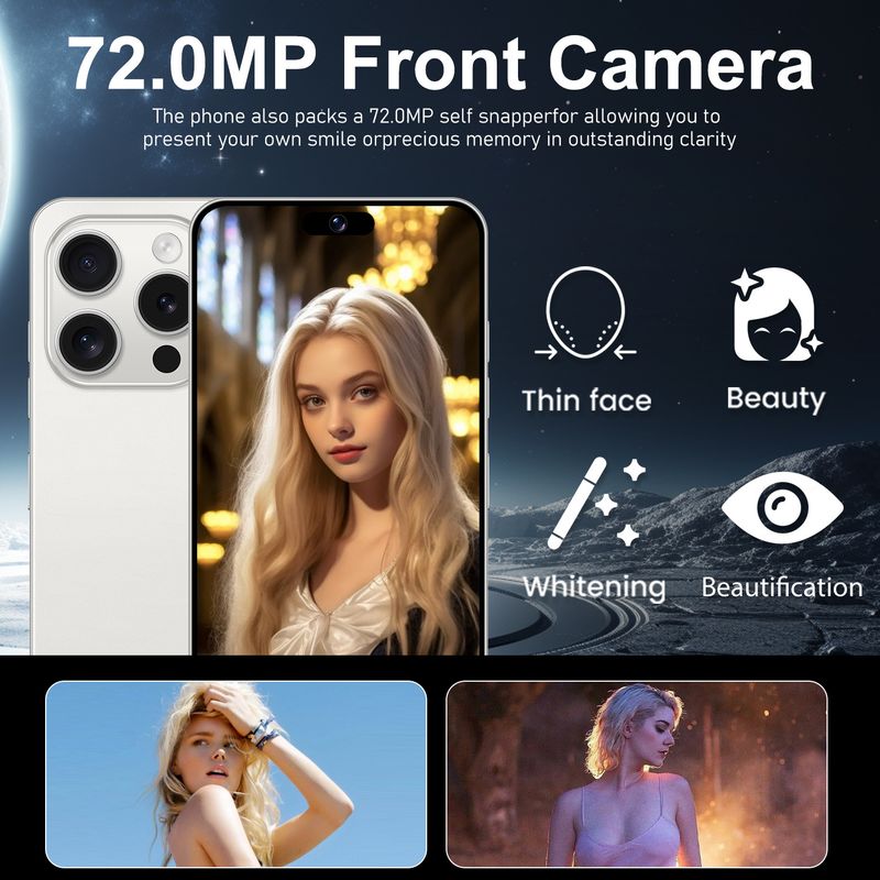 I15ProMax Smartphone 16 + 1T Android 7,3-Zoll-Großbildschirm Ozon Heißer Verkauf_voghion.com