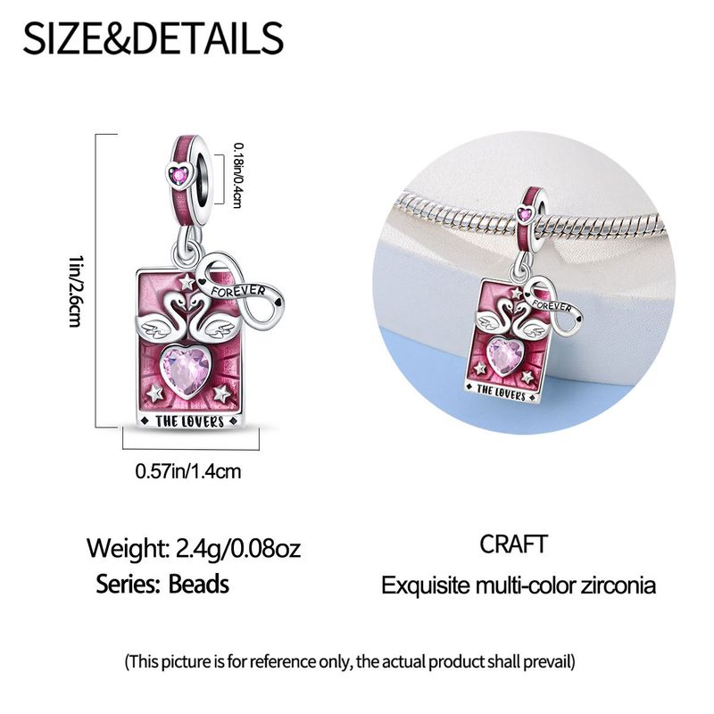 Gioielli da donna, ciondolo a forma di stella dei tarocchi, luna e clessidra, perline fai da te, accessori per gioielli, bracciale in argento placcato in rame_voghion.com