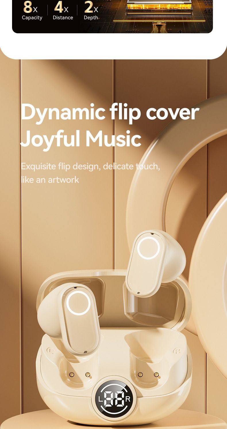 NeoGear Cross-Border Smart Small Bluetooth Earphoes Wireless Semi-I-Ear Biaural Private Model Factory Wholesale AI_voghion.com