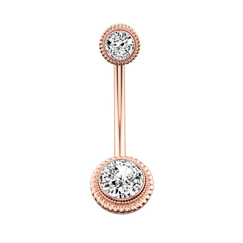 Nuovo anello rotondo in zircone per ombelico, piercing all'ombelico, gioielli per il corpo all'ingrosso online_voghion.com