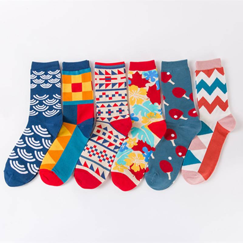 Neu Herbst Atmungsaktive Baumwolle Personalisierte Erwachsene Casual Socken Baumwolle Socken Socken Jacquard Hohe_voghion.com