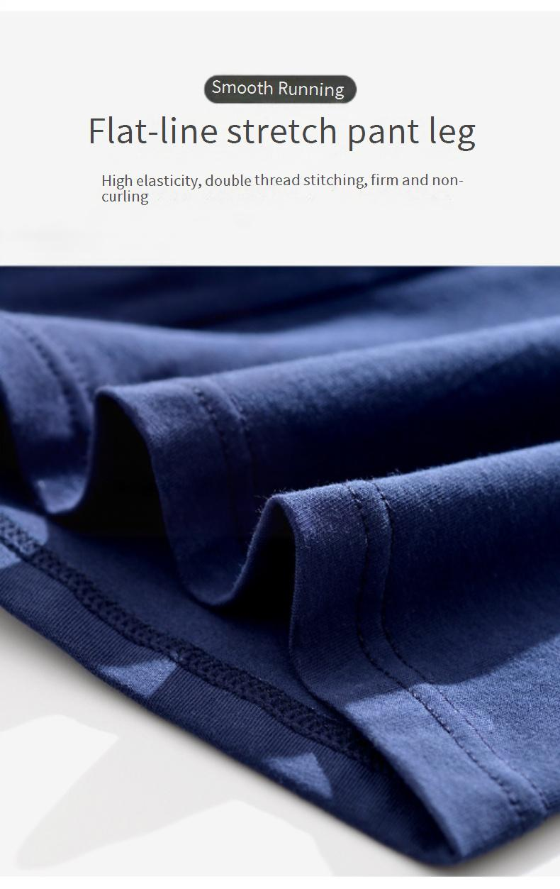 Sous-vêtements pour hommes en coton à fibres longues, sous-vêtements classiques pour hommes, caleçons boxeurs respirants antibactériens taille moyenne en pur coton_voghion.com