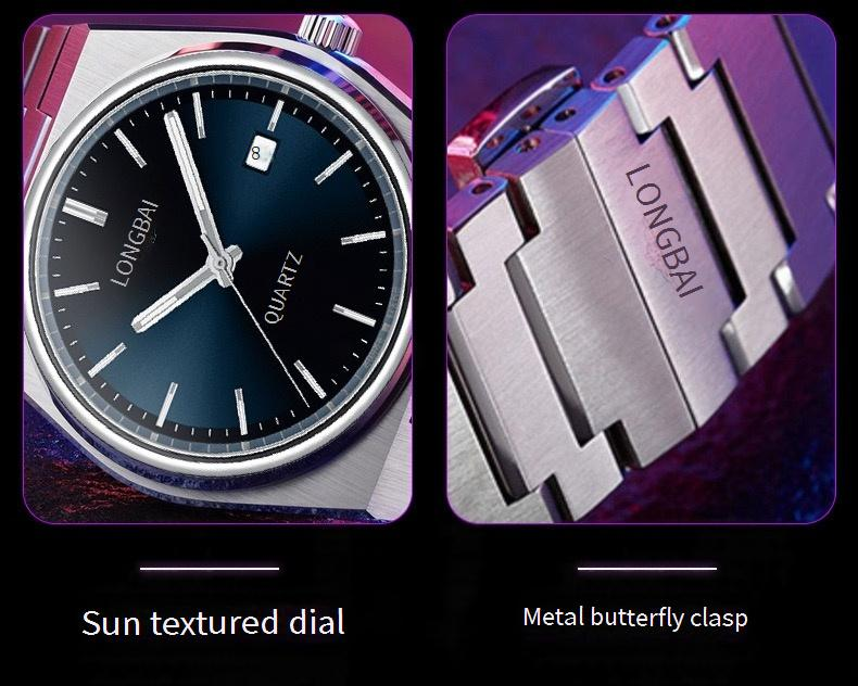 Relógio masculino de alta qualidade, autêntico, moderno, à prova d'água, com calendário luminoso, mostrador grande, relógio de quartzo, não mecânico, relógio masculino, promoção imperdível_voghion.com