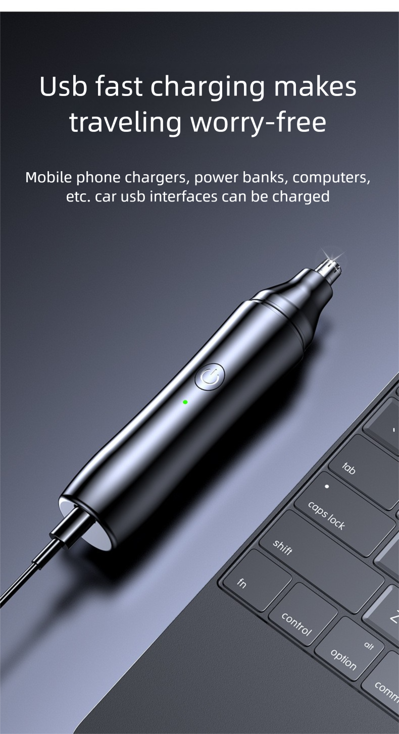 Neu Wiederaufladbare Elektrische Rasierer Augenbraue Clipper Nase Haar_voghion.com