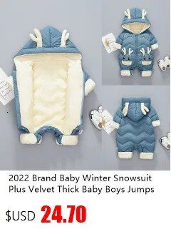 Vinter drengefrakke 2024 Ny babypelskrave Hættebomuld Plus Velvet Thicken Varm jakke til børn Parka 2-8 år Børnetøj_voghion.com