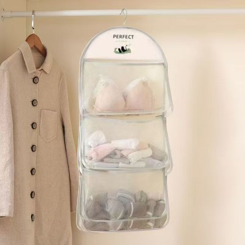 Behind The Door Storage Hanging Bag Hanging Storage Bag Underwear Storage Net Bag Mesh Artifact_voghion.com