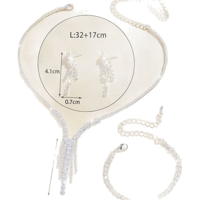 Accessori Moda Nappa Collana Acqua Matrimonio Minimalista Versatile Set di Gioielli Collane_voghion.com